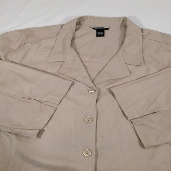 Avenue Blouse Tan 3XL - Picture 4 of 5